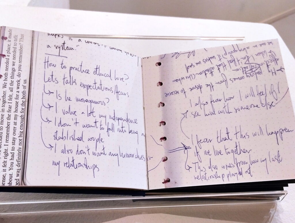 "Rapture/Rupture", artist book, 2023