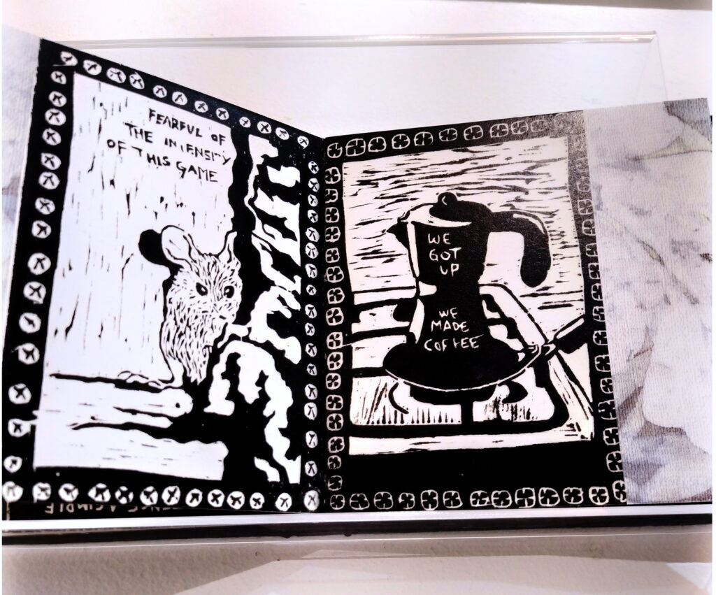 "Rapture/Rupture", artist book, 2023