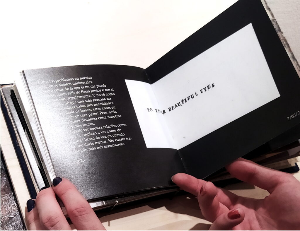 "Rapture/Rupture", artist book, 2023