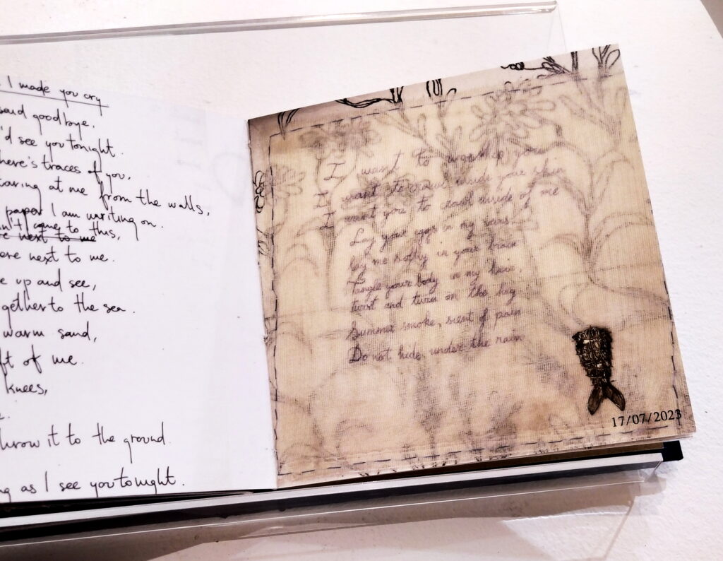 "Rapture/Rupture", artist book, 2023
