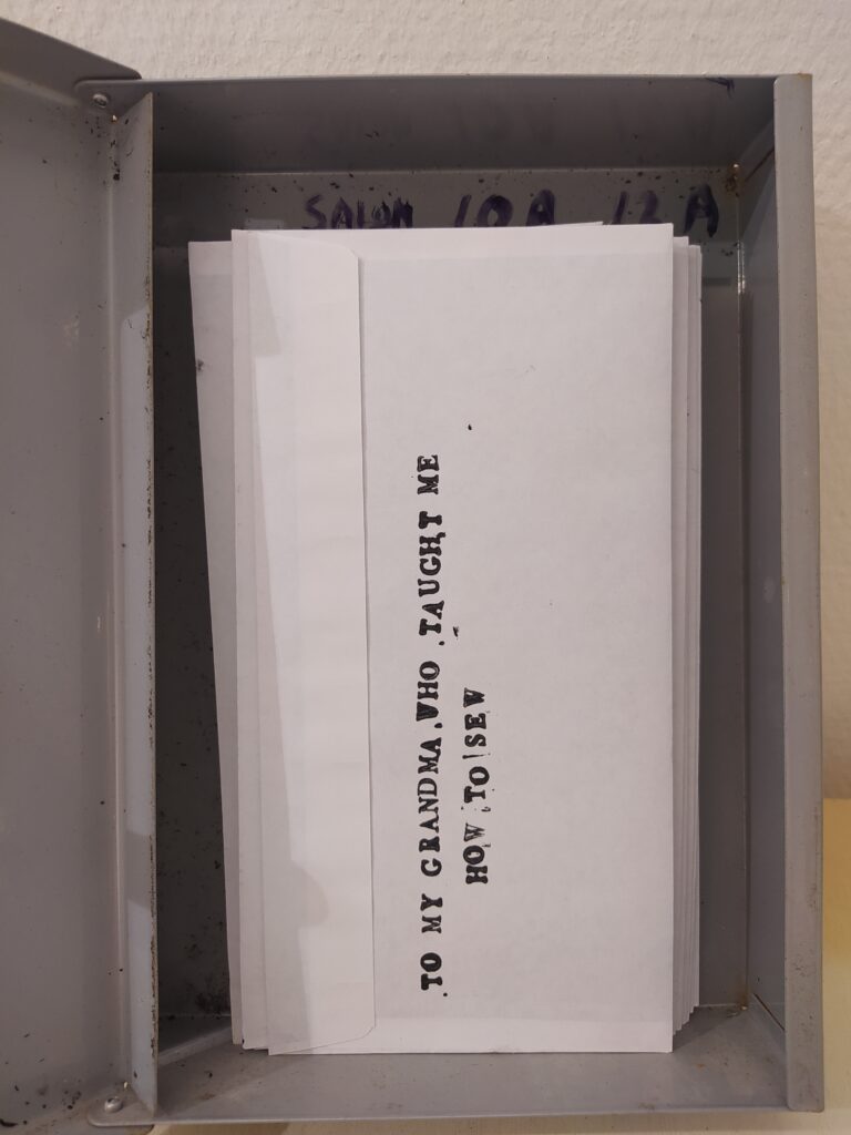 "50 letters", mixed media, 2023